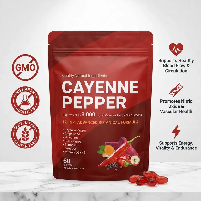 Vitalex Cayenne Pepper Softgels EN