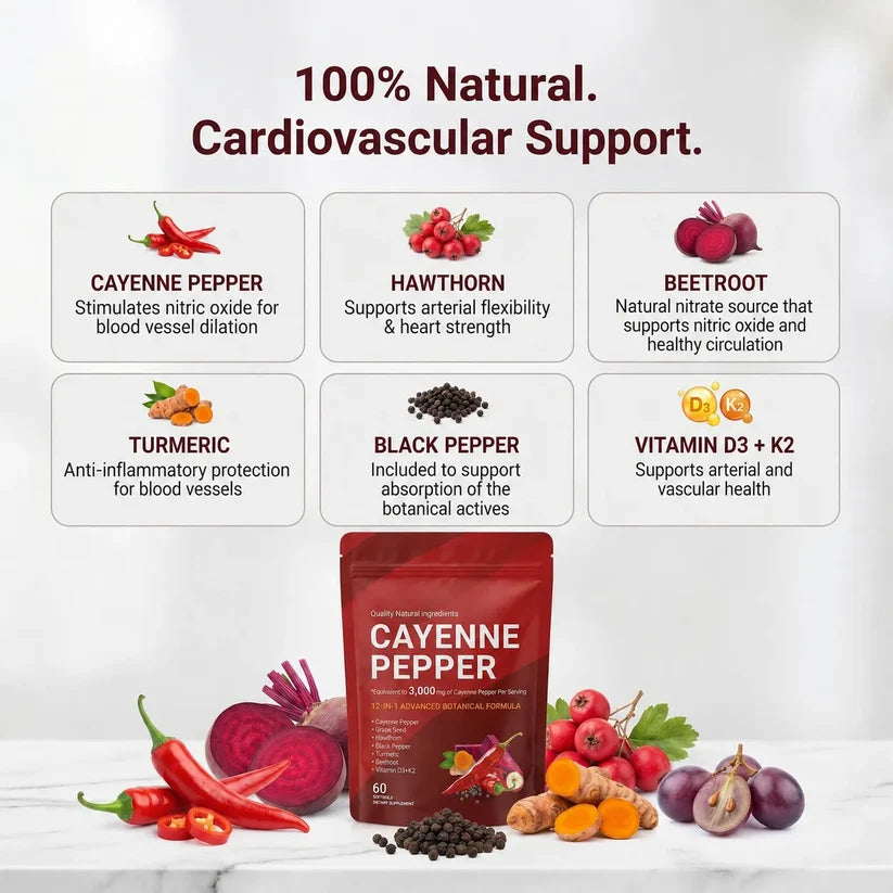 Vitalex Cayenne Pepper Softgels EN