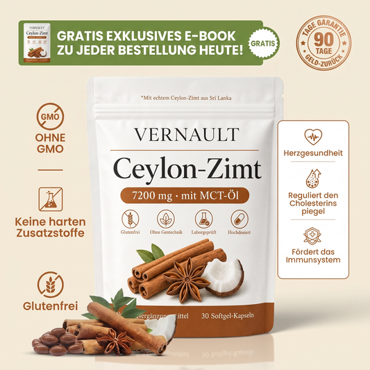 Ceylon-Zimt 7.200 mg mit MCT-Öl