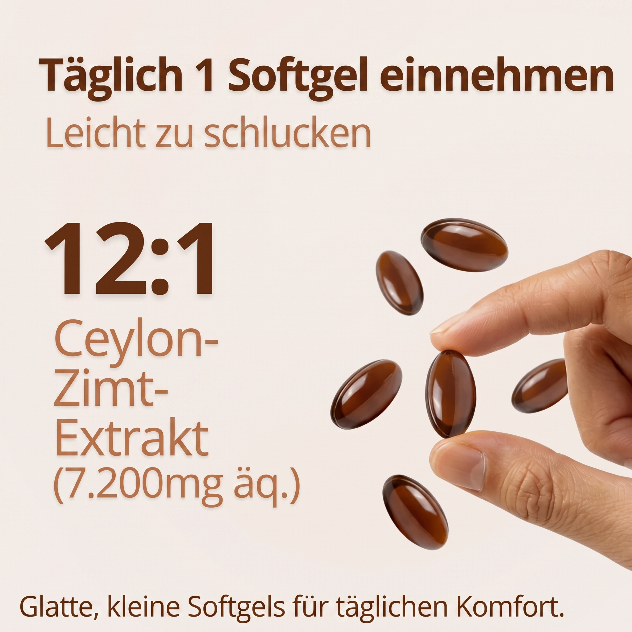Ceylon-Zimt 7.200 mg mit MCT-Öl